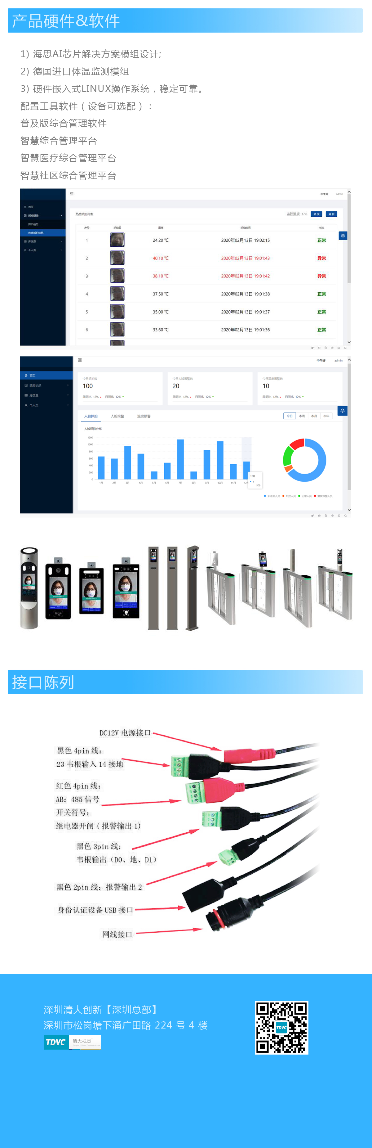 测温智能门禁一体机,人脸识别测温仪,红外体温快速筛查仪,测温人脸识别一体,人脸识